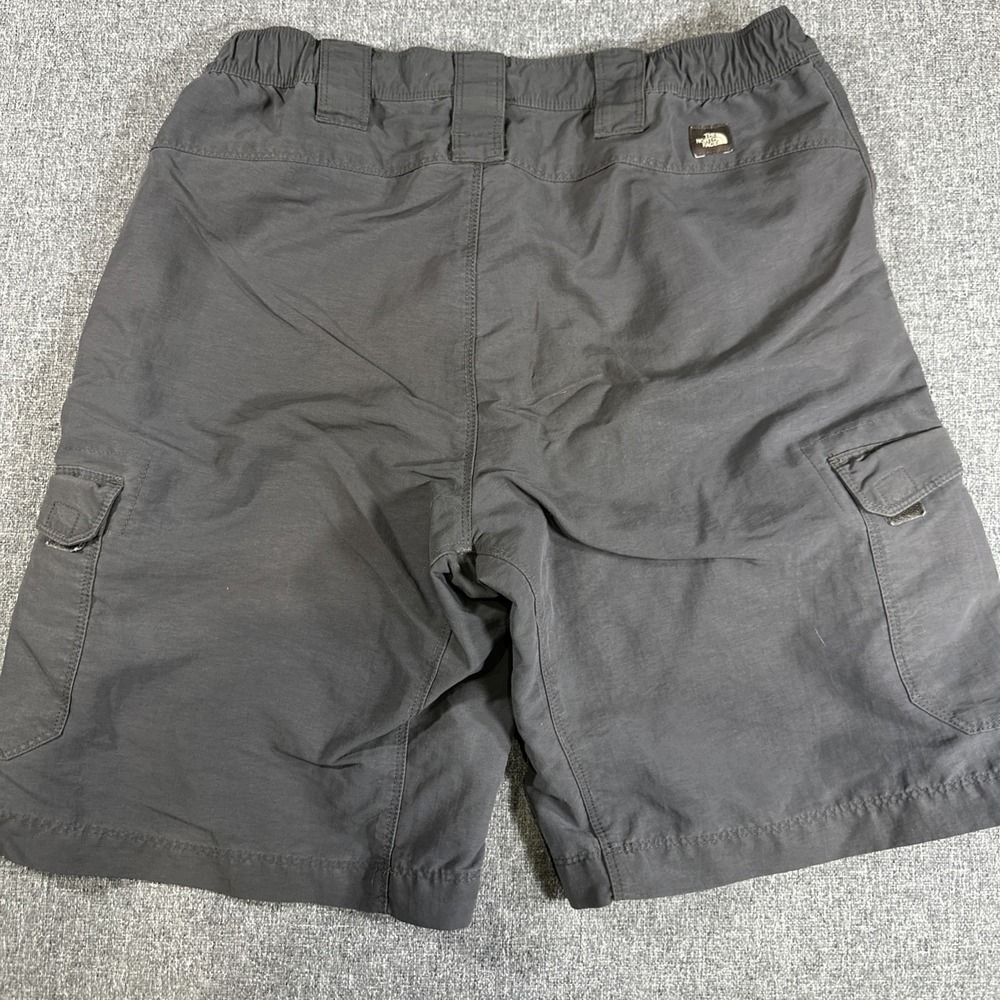 The North Face Cargo Shorts Mens Medium Gray Outdoor Hiking Utility - Picture 1 of 5
